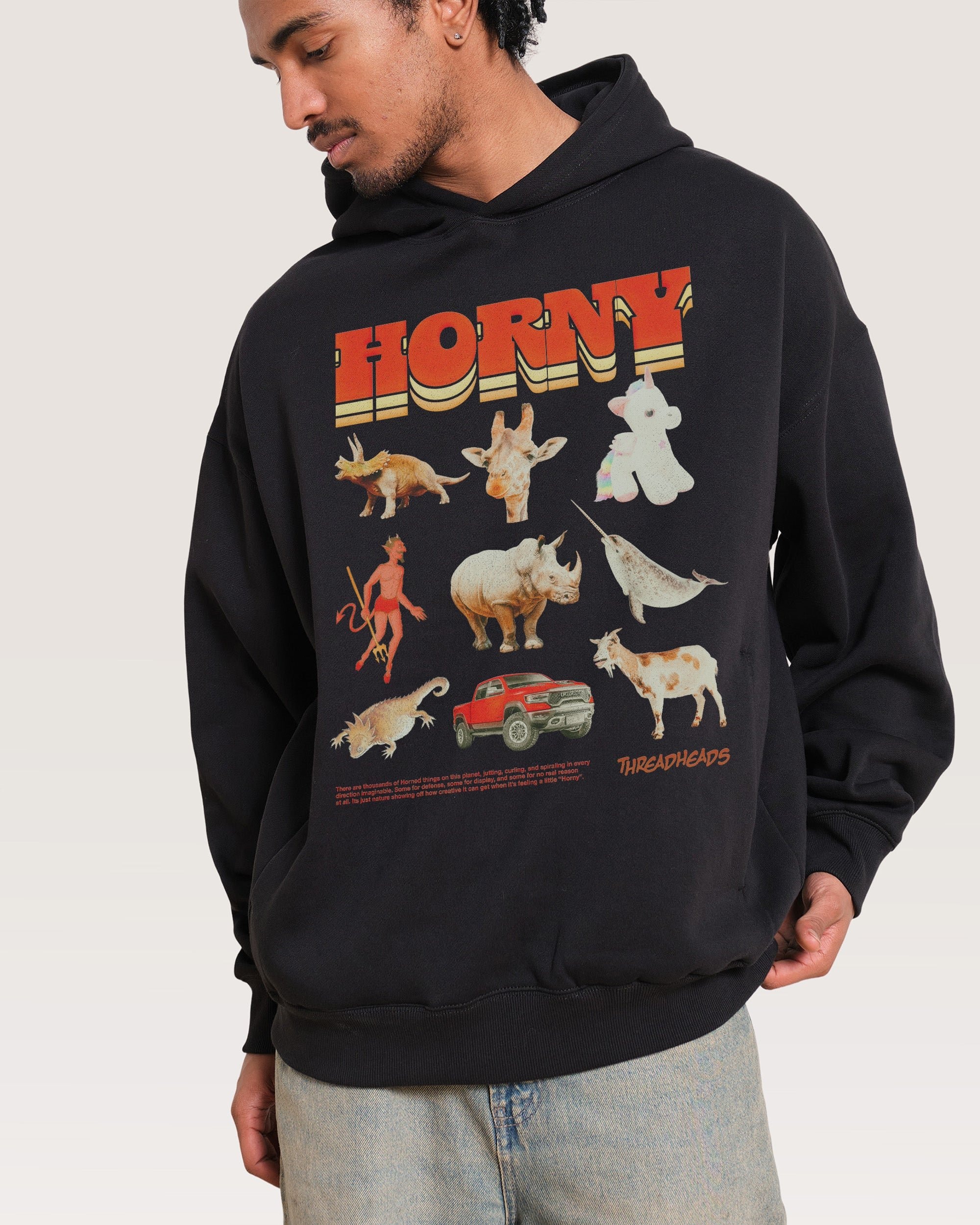 Horny Things Hoodie - Premium Unisex Graphic Hoodie 340 GSM Cotton Blend