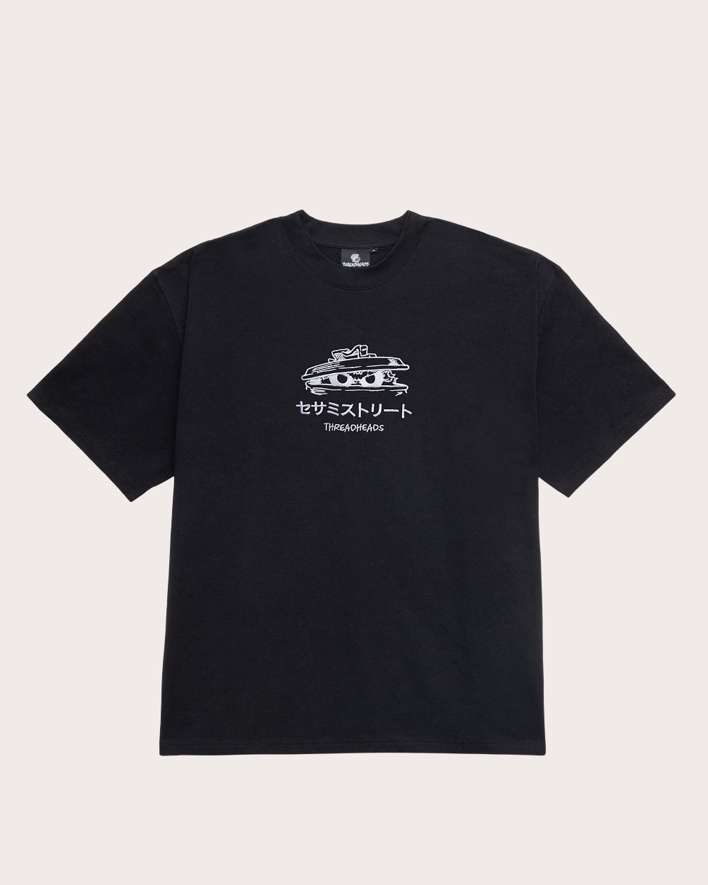 Oscar Japanese Oversized Graphic Tee Sesame Street Collab Unisex 100% Combed Cotton