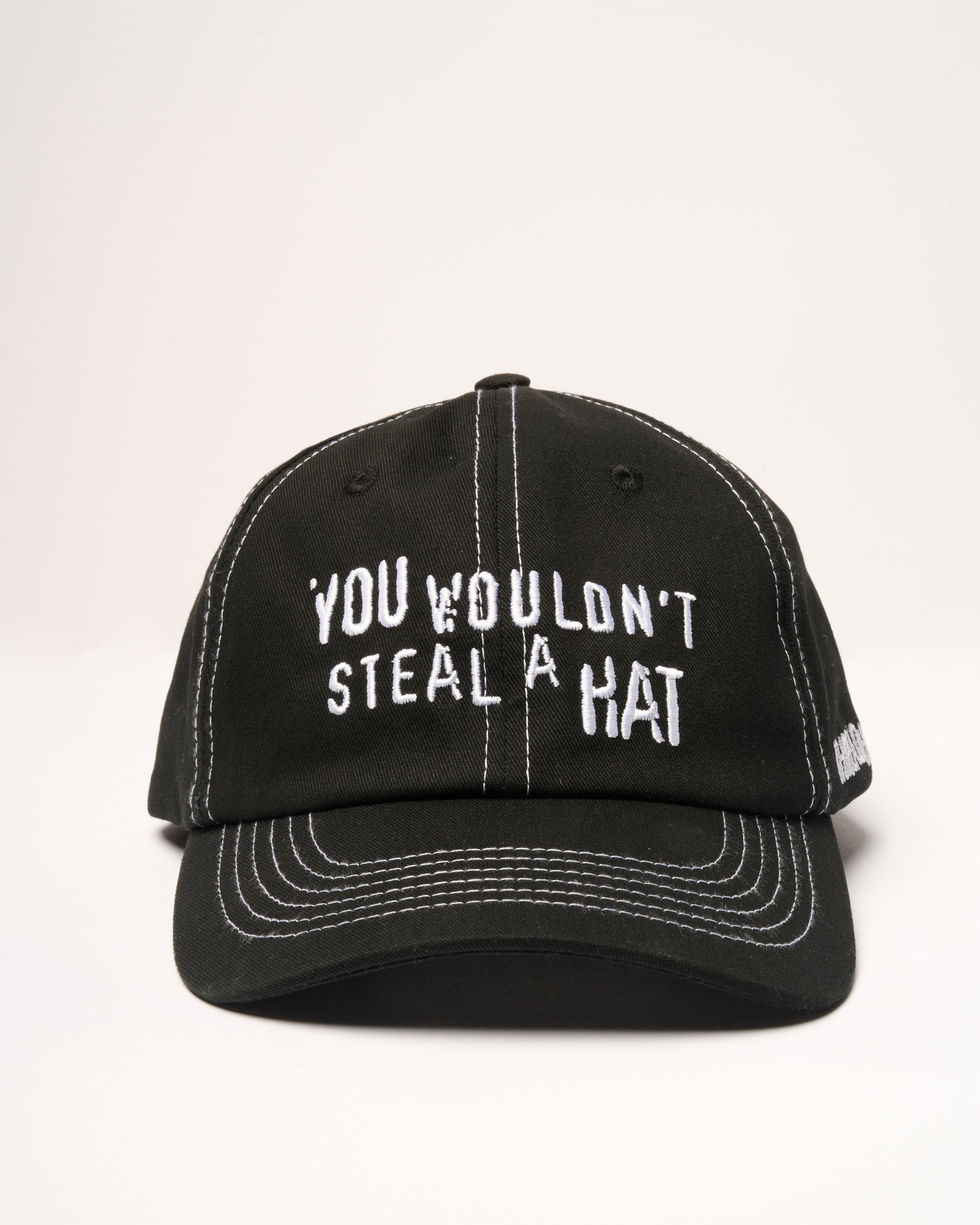 You Wouldn't Steal A Hat Premium Cotton Adjustable Unisex Cap - Embroidered Design