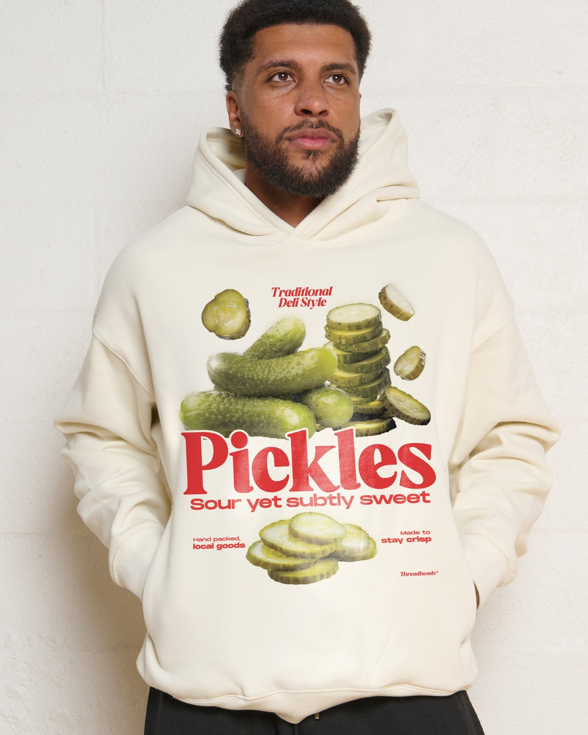 Sour Yet Sweet Pickles Hoodie - Premium Unisex Graphic Hoodie 340gsm Cotton Blend