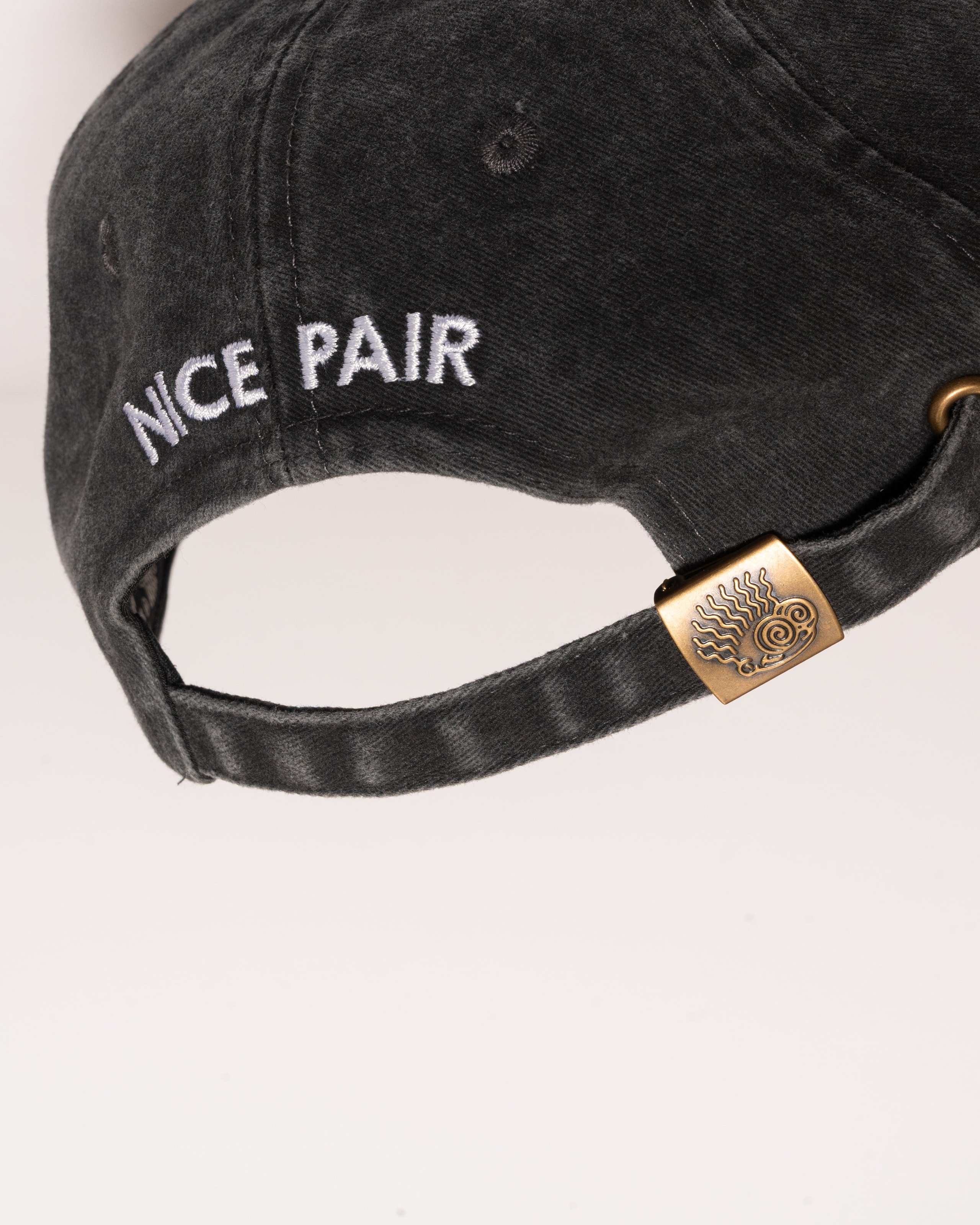 Nice Pair Unisex Cotton Hat - Adjustable Embroidered Cap by Threadheads