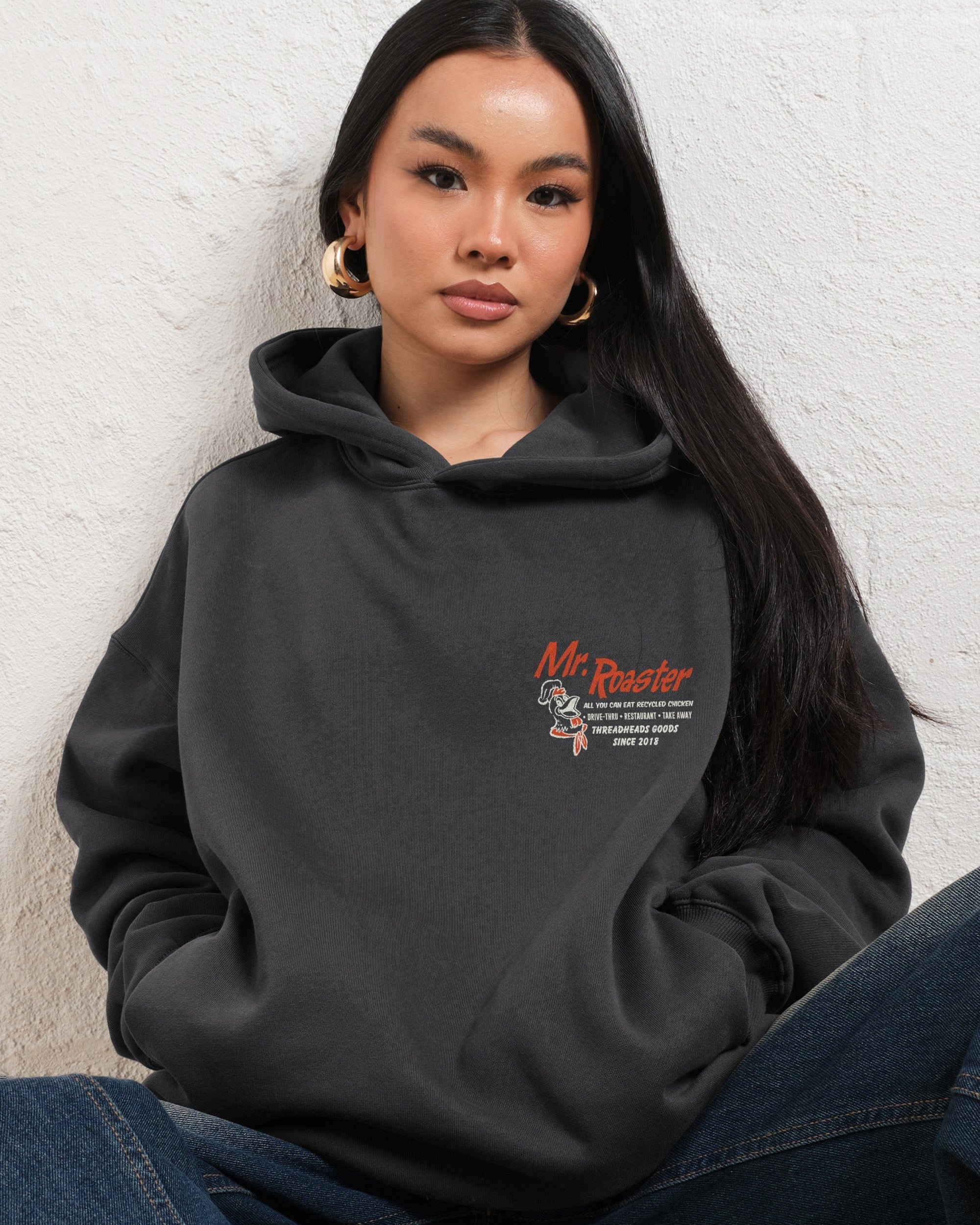 Mr. Roaster Fried Chicken Hoodie - Premium Unisex Graphic Hoodie