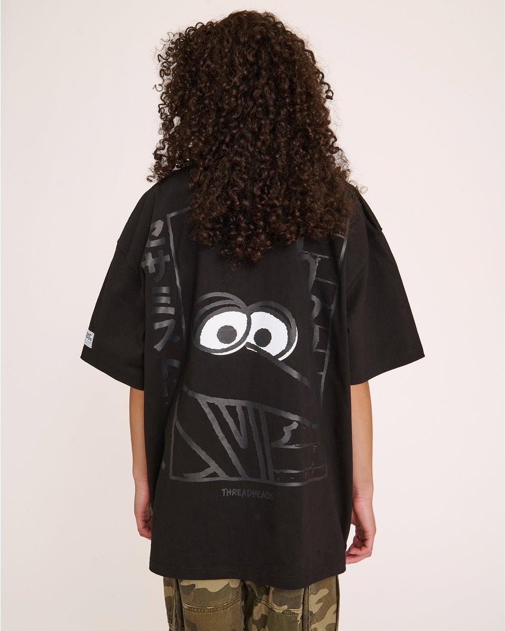 Big Bird Japanese Oversized Graphic T-Shirt - Unisex 90s Boxy Fit 100% Combed Cotton