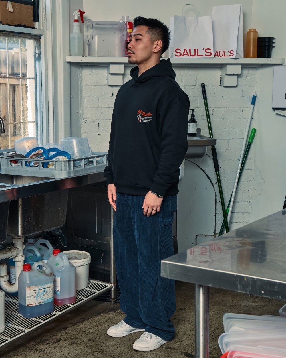 Mr. Roaster Fried Chicken Hoodie - Premium Unisex Graphic Hoodie