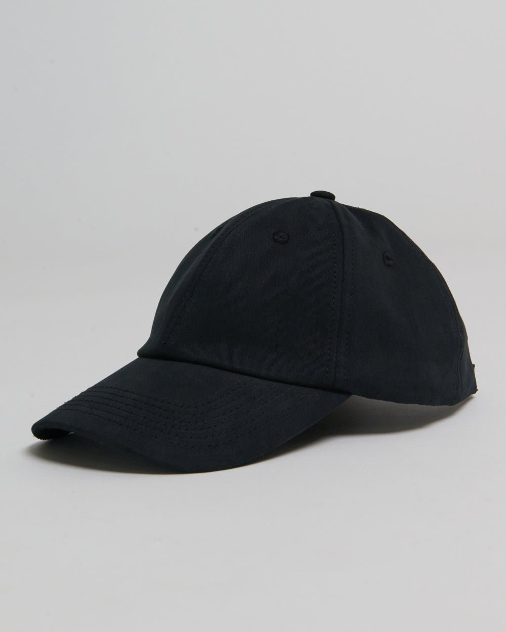 Essential Black Cotton Acid Wash Hat - Breathable Adjustable Unisex Cap
