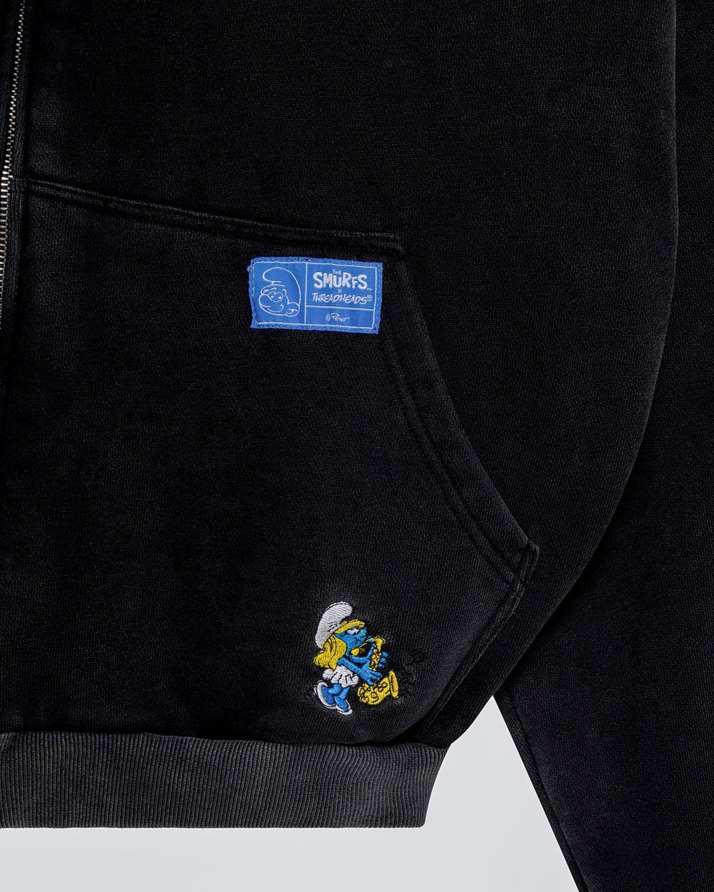 Smurf Ensemble Hoodie - Premium Unisex Zip Hoodie 100% Cotton