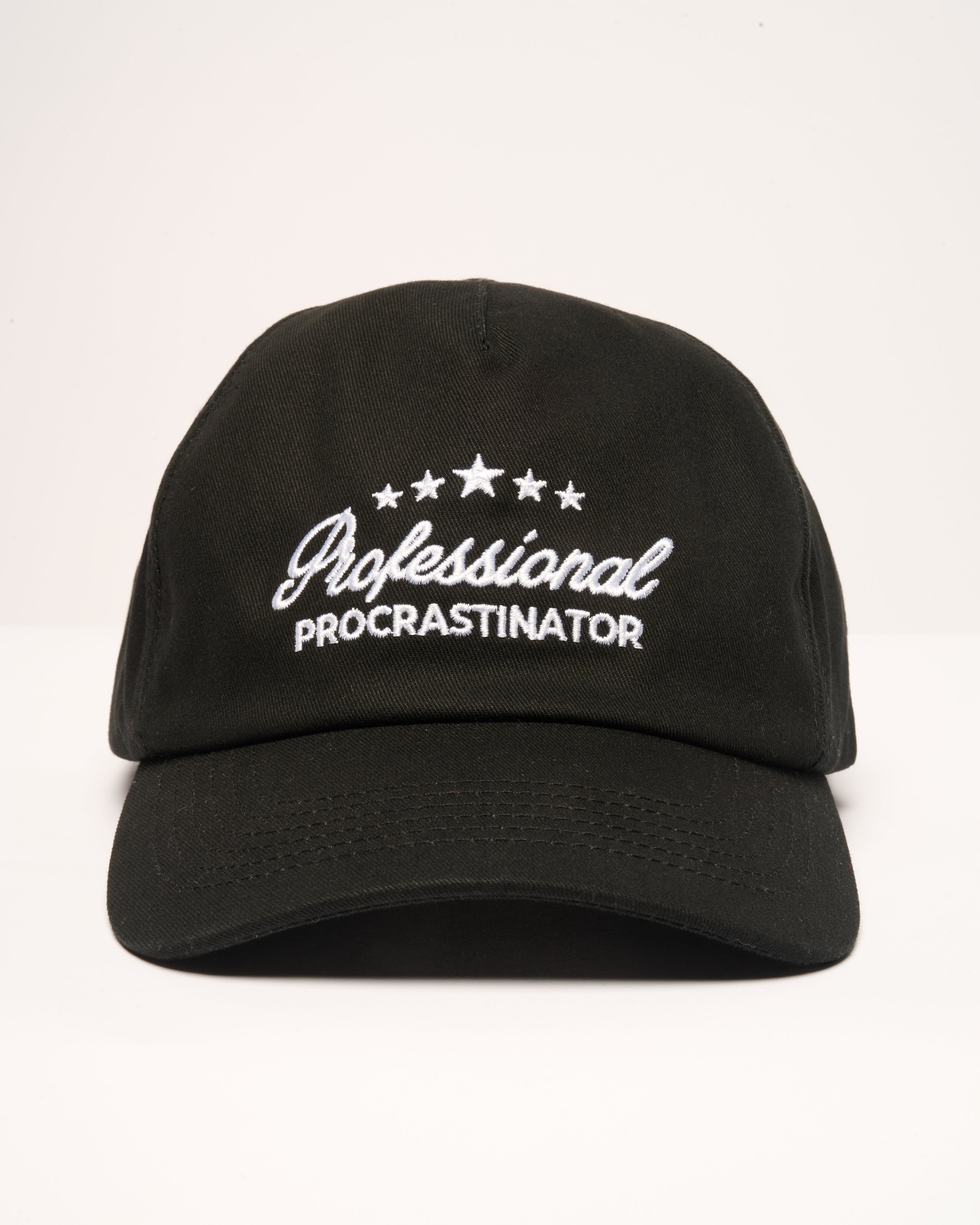 Procrastinator Hat - Premium 100% Cotton Embroidered Adjustable Unisex Cap
