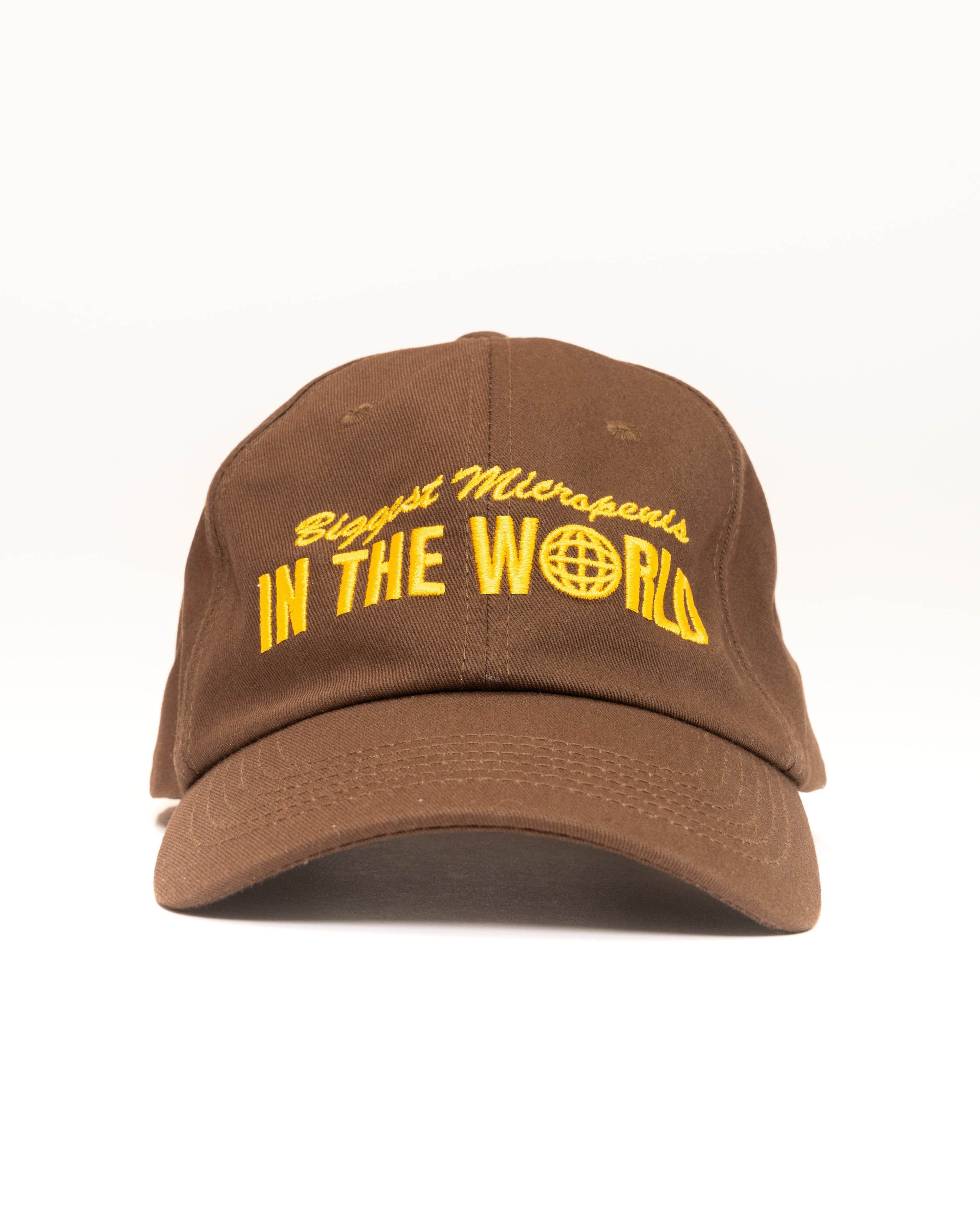 Biggest Micro Penis Embroidered Cotton Unisex Hat - Adjustable Cap by Threadheads