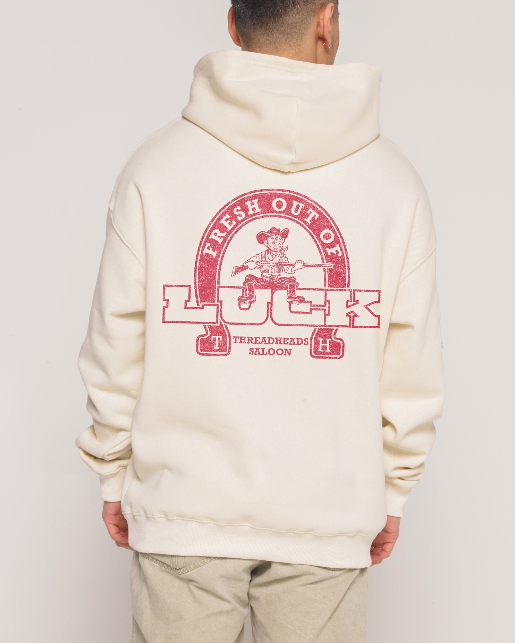 Fresh Out of Luck Hoodie - Premium Unisex Graphic Hoodie 340 GSM Cotton Blend