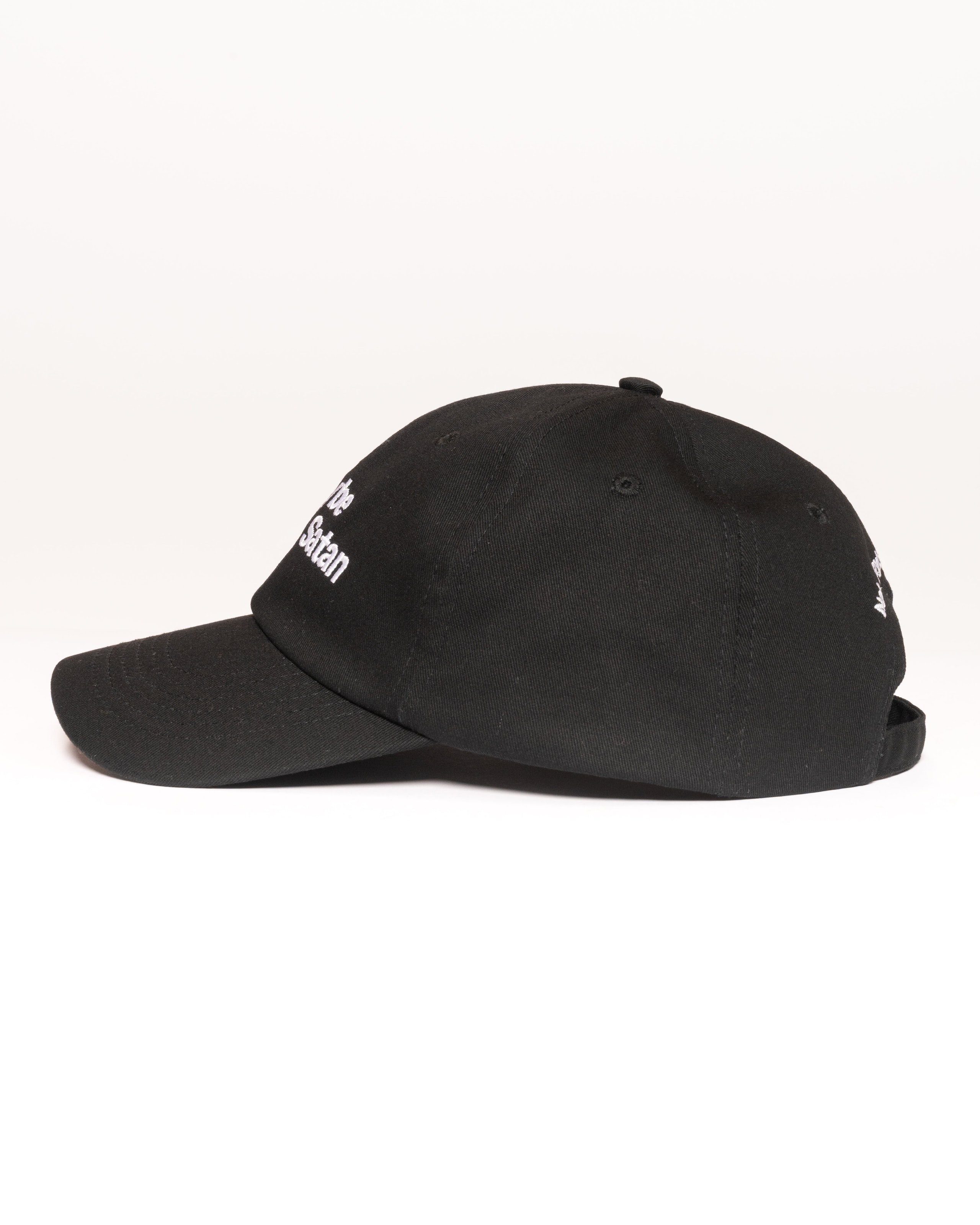 Maybe Today Satan Unisex Cotton Embroidered Adjustable Hat