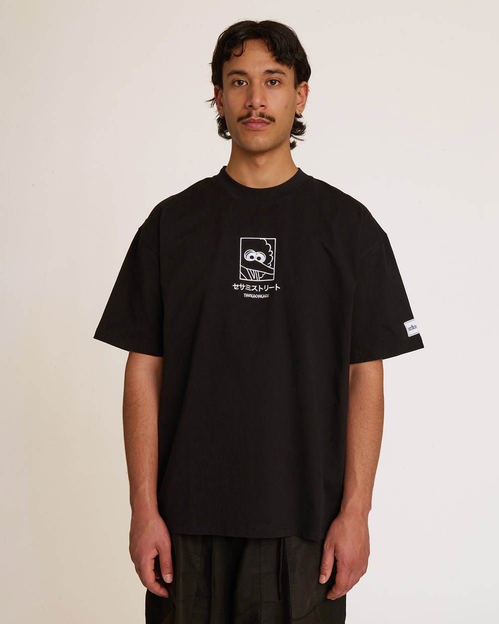Big Bird Japanese Oversized Graphic T-Shirt - Unisex 90s Boxy Fit 100% Combed Cotton