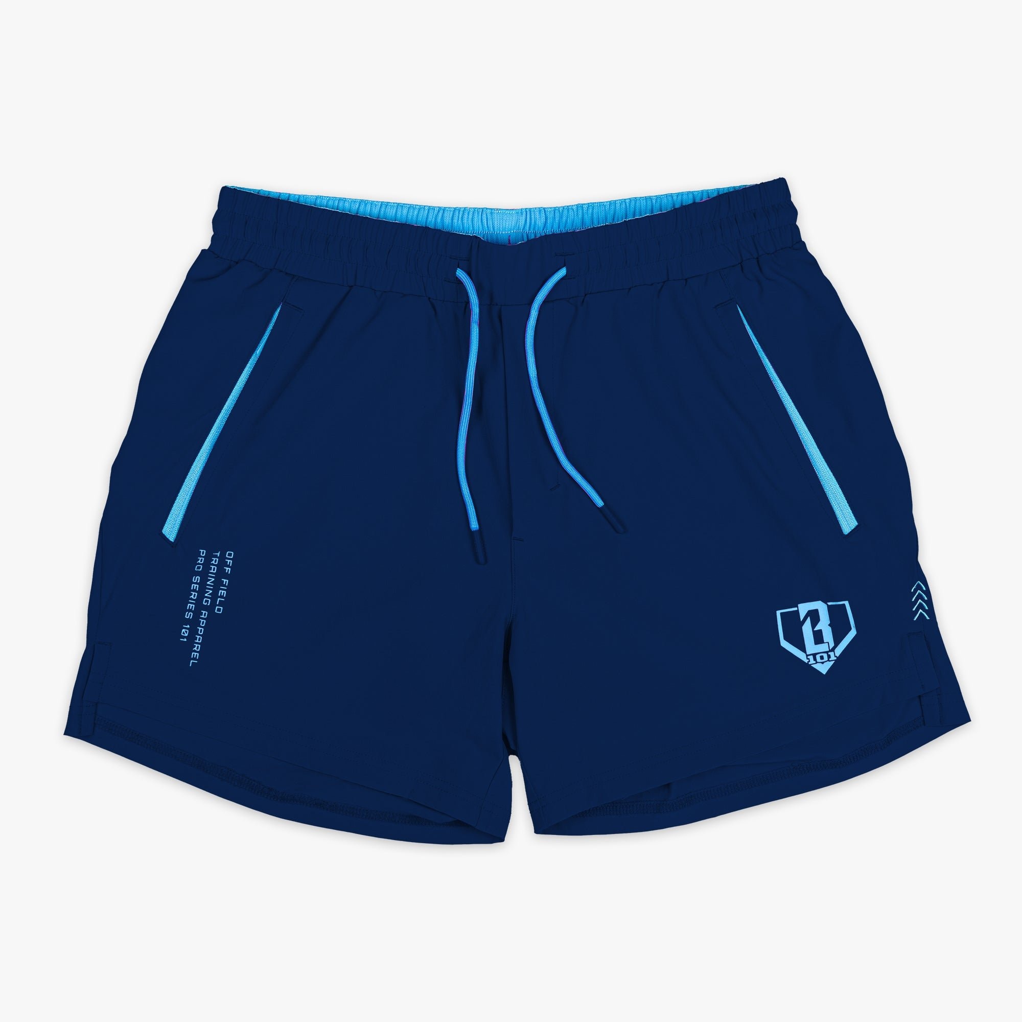 Pro Series Shorts V2 Navy Light Blue Baseball Athletic Shorts