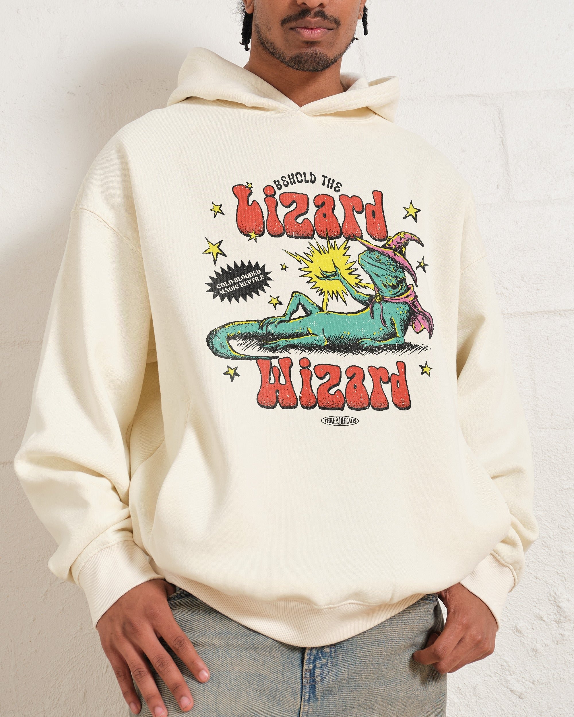 Lizard Wizard Hoodie - Premium Unisex Graphic Hoodie 340 GSM Cotton Blend