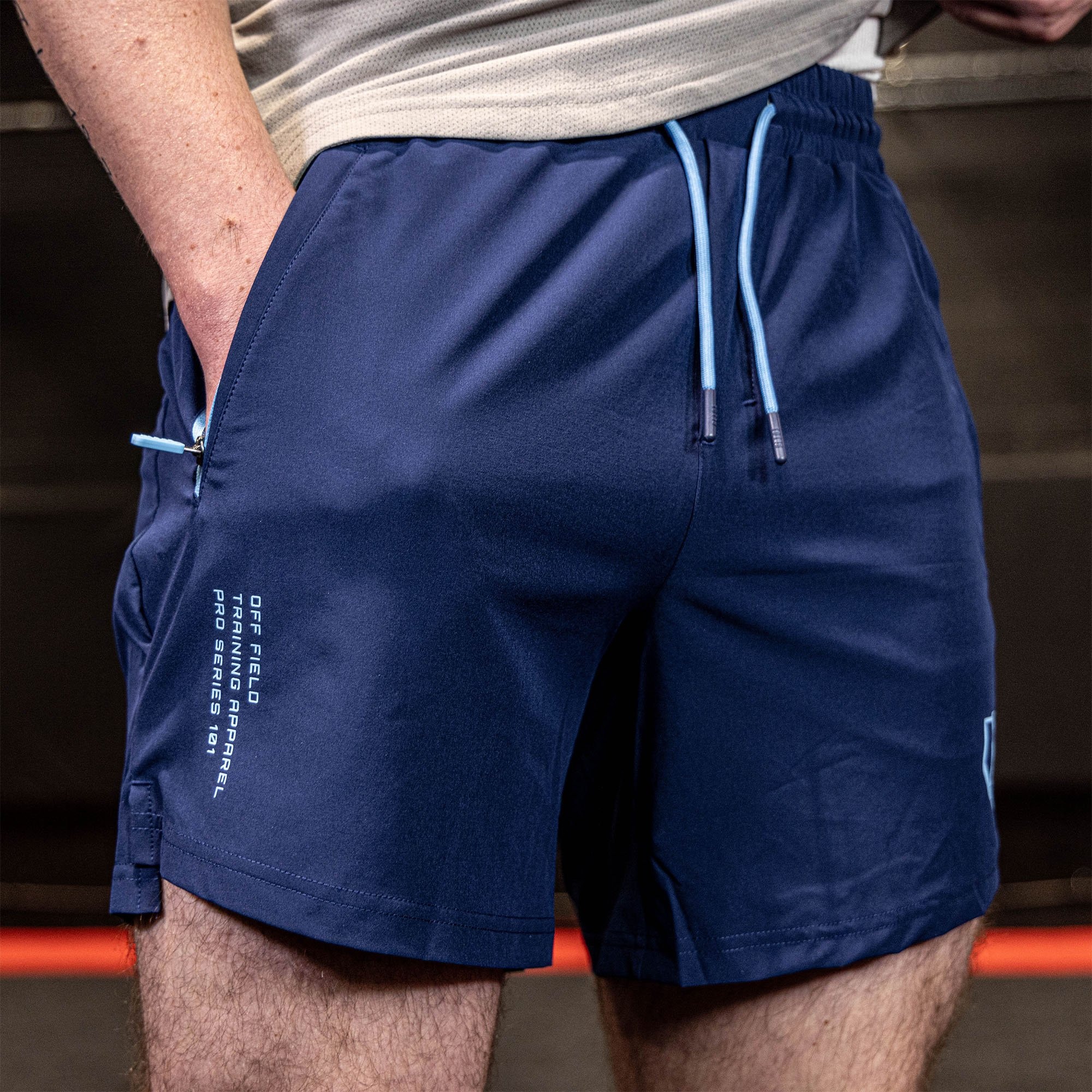 Pro Series Shorts V2 Navy Light Blue Baseball Athletic Shorts