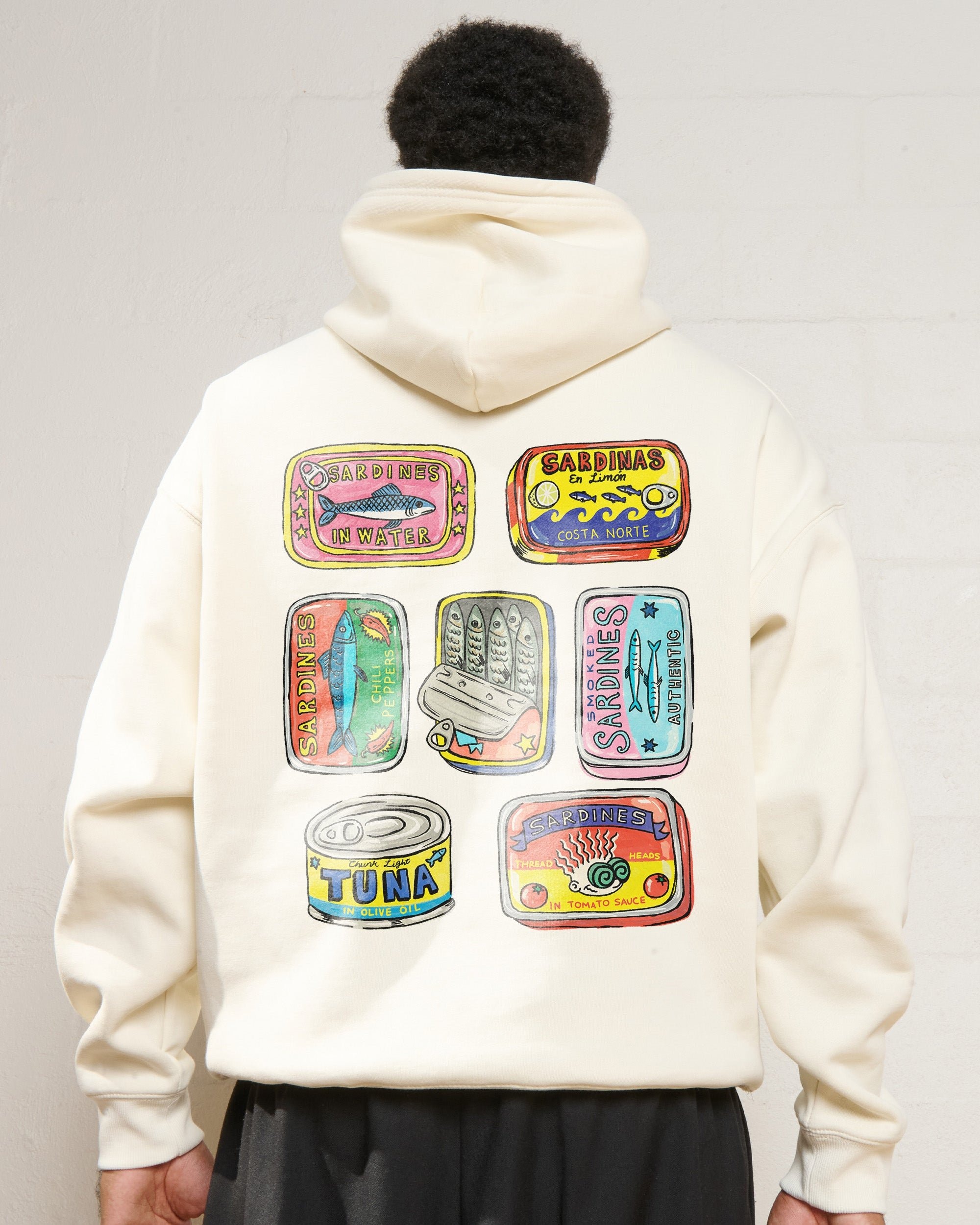 Canned Goods Hoodie - Premium Unisex Graphic Hoodie 340 GSM Cotton Blend