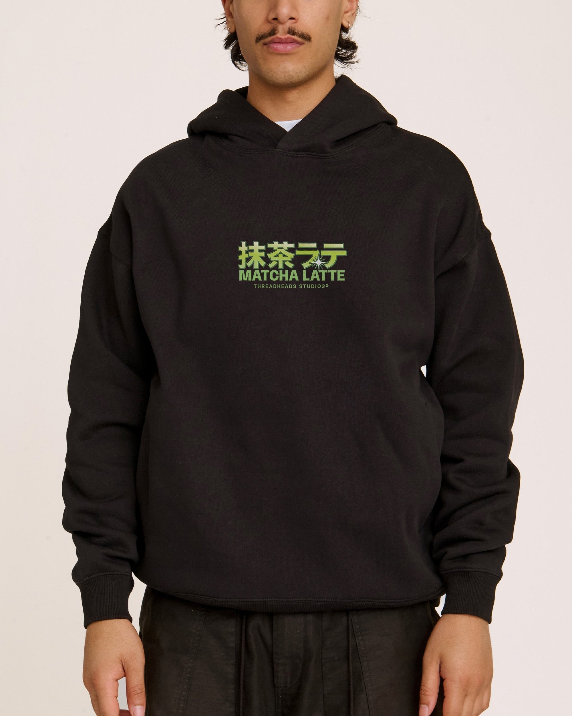 Matcha Latte Hoodie - Premium Unisex Graphic Hoodie 340 GSM Cotton Blend