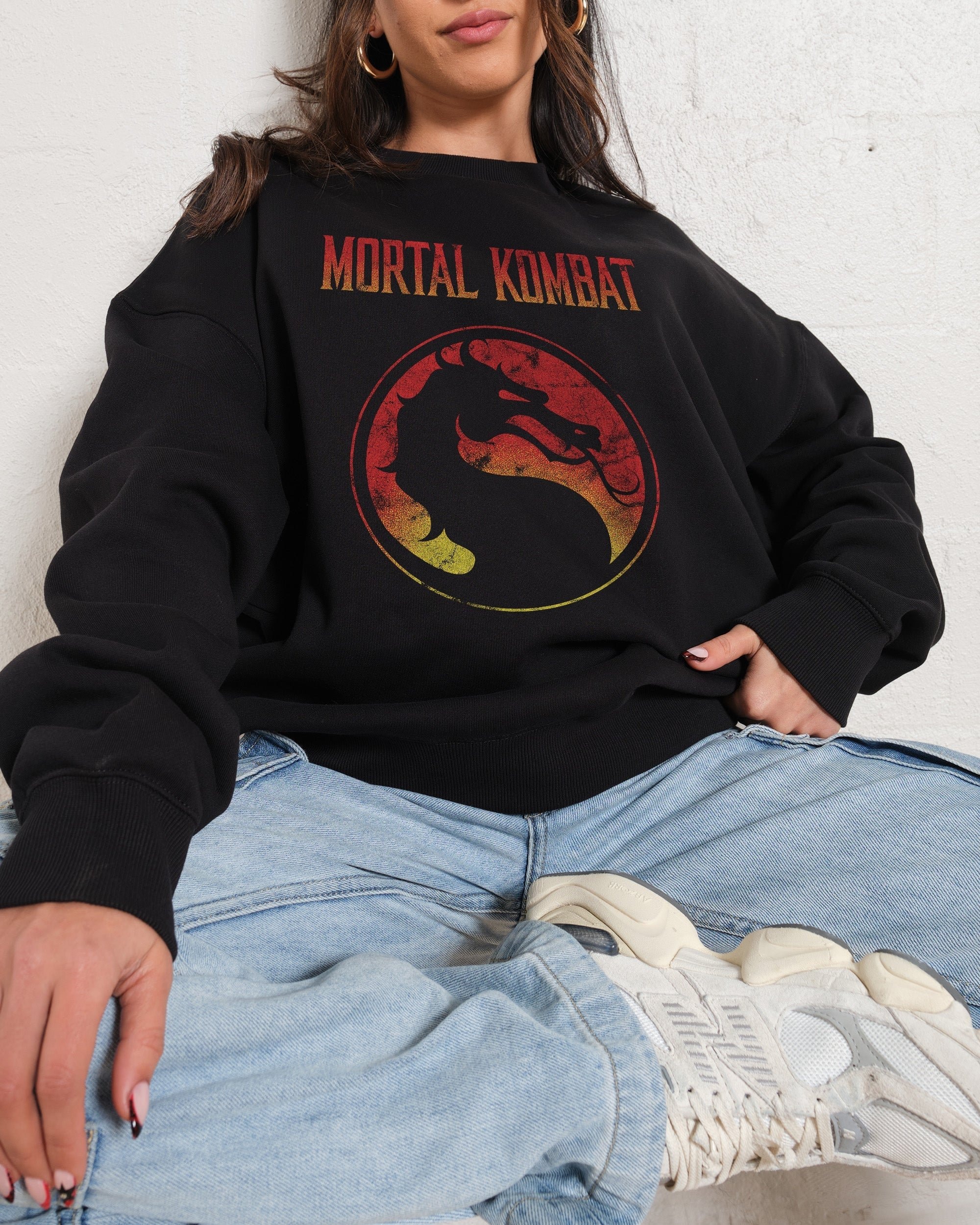 Mortal Kombat Logo Sweatshirt - Premium Unisex Graphic Sweatshirt